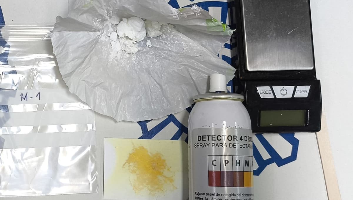 Imagen de la droga incutada