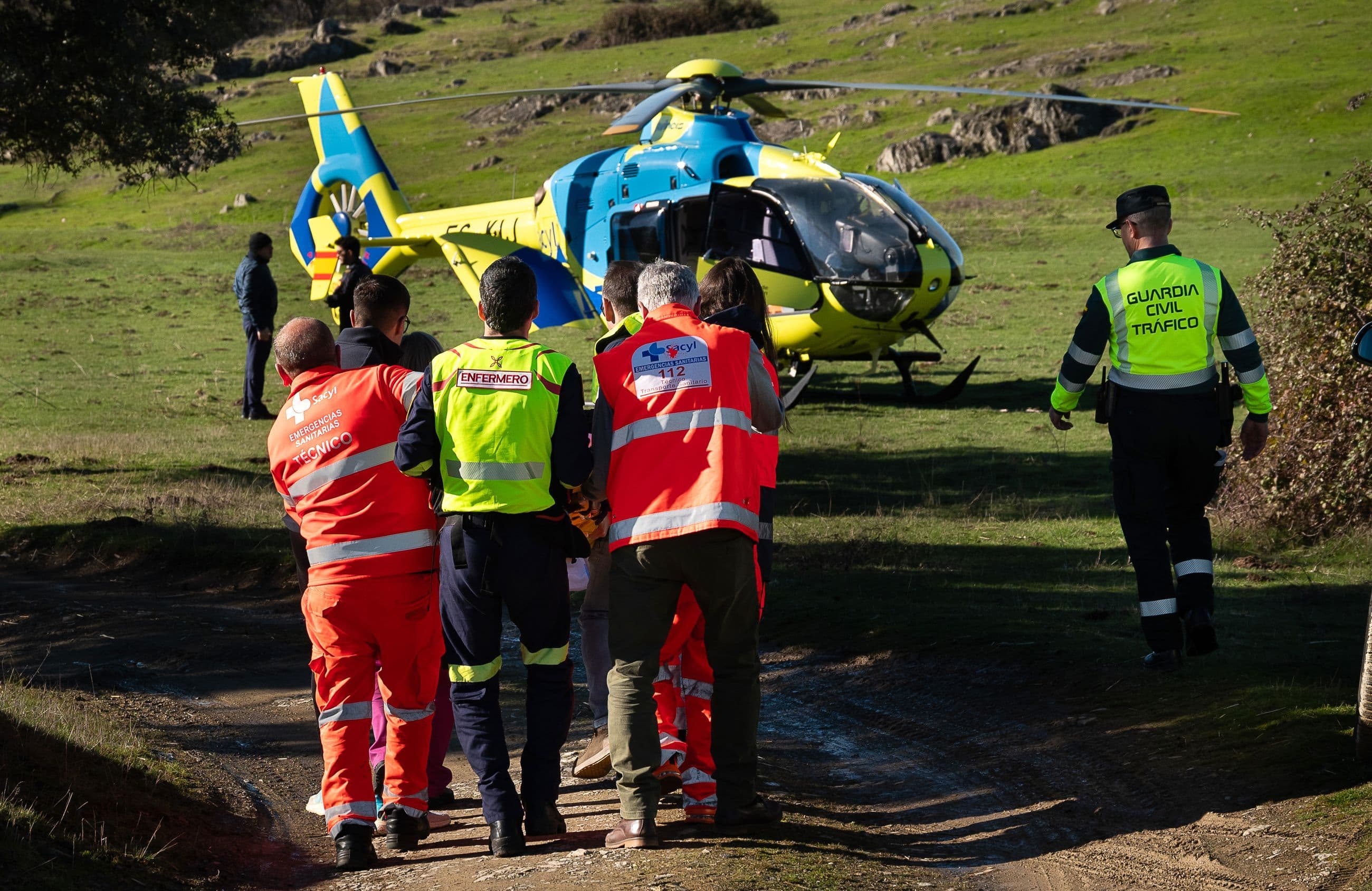 Un motorista herido grave en un accidente en la SA-201, en El Cabaco (Salamanca) | Ical