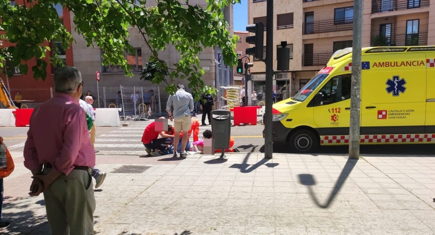 Atropello en la avenida de Requejo. Archivo