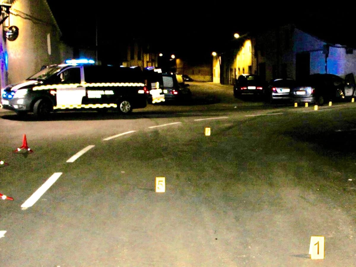 Imagen del lugar de los hechos tras el siniestro