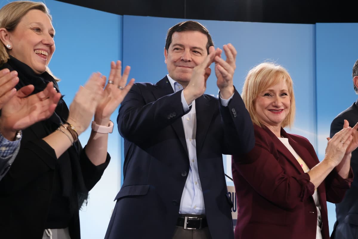 Alfonso Fernández Mañueco en Zamora durante esta campaña electoral. Archivo | Alejandro Sardón